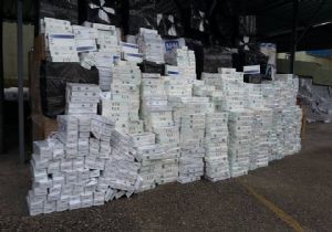 22 bin paket kaçak sigara ele geçirildi