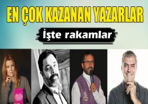 İşte Türkiye’de en çok kazanan yazarlar