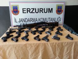 Erzurum da silah operasyonu