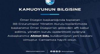 Erzurumspor kongresi ertelendi, Dal başkanlığa getirildi