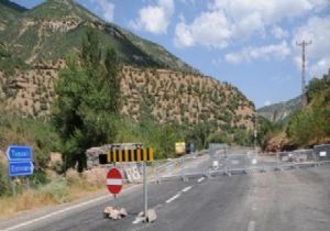 Tunceli-Erzincan, Tunceli-Ovacık yolu kapatıldı