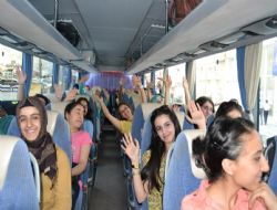 Vanlı öğrenciler Erzurum yolunda