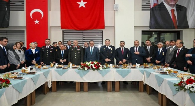 Baruş; polis haftası dolayısıyla düzenlenen resepsiyona katıldı