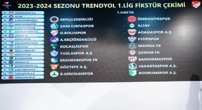 1. Lig bu sezon 18 takımla oynanacak