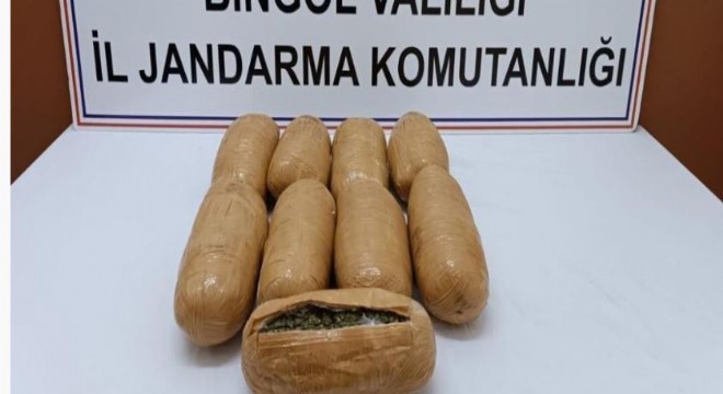 4 kilo 485 gram esrar ele geçirildi: 1 gözaltı