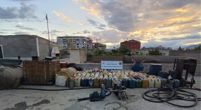 5 bin litre kaçak akaryakıt ele geçirildi