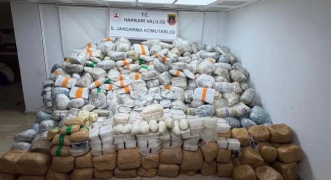 860 kilogram uyuşturucu madde ele geçirildi