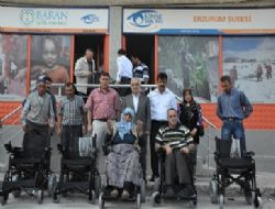 8 engelli araca kavuştu