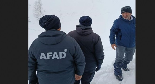 AFAD kayıp çoban için seferber oldu