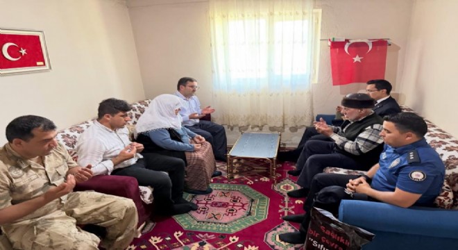 Akyaka'da şehit aileleri ve gazilere vefa ziyareti