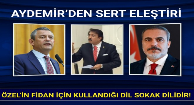 Aydemir: Devlet dili, sokak ağzı değildir