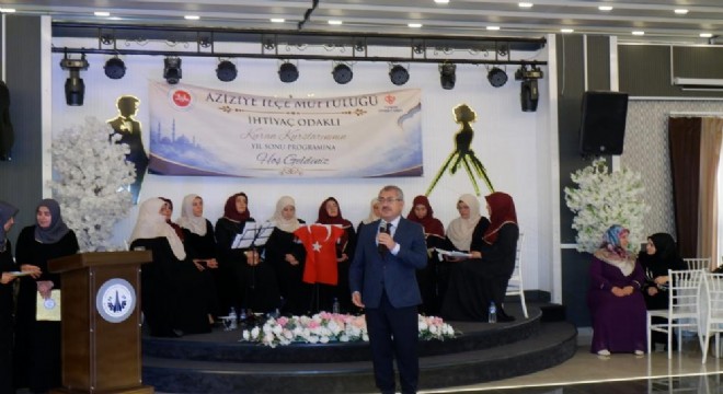 Aziziye Kur'an Kurslarında yıl sonu heyecanı