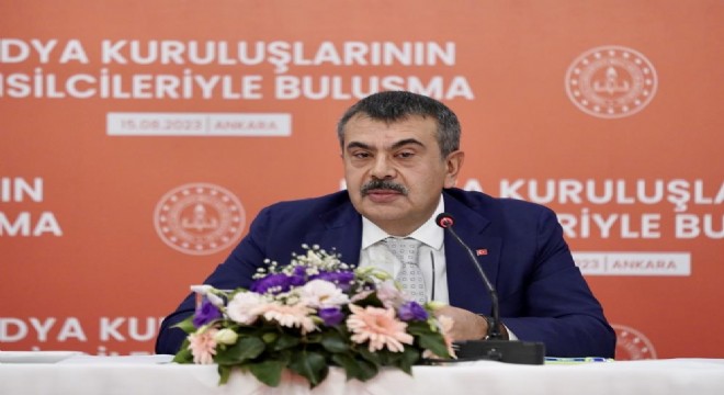 Bakan Tekin Erzurum’da açıklamıştı