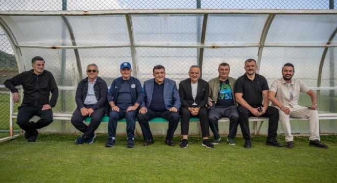 Başkan Saruhan'dan Erzurum kampına ziyaret