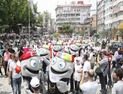 EYOF Olimpiyat Meşalesi  yakıldı 