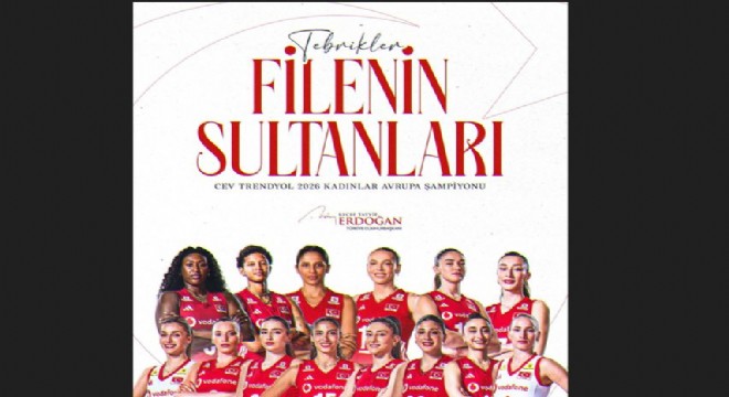 Erdoğan’dan 'Filenin Sultanları’na tebrik