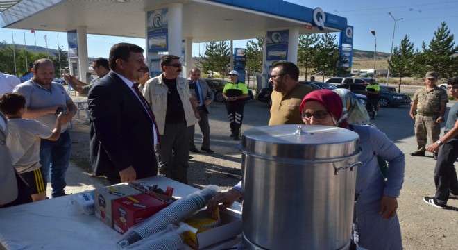 Erzincan da yollara beş dakika mola
