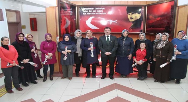 Erzurum MEM’de Kadınlar Günü mesaisi