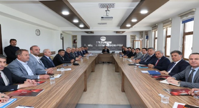 Erzurum MEM'de yıl sonu istişaresi