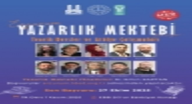 Erzurum Yazarlık Mektebine başvurular başlıyor