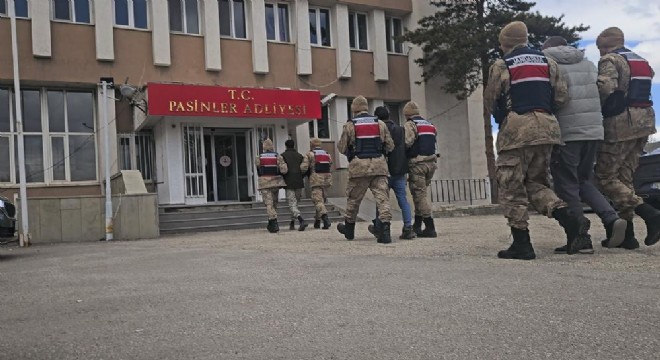 Erzurum’da kaçak göçmen operasyonu