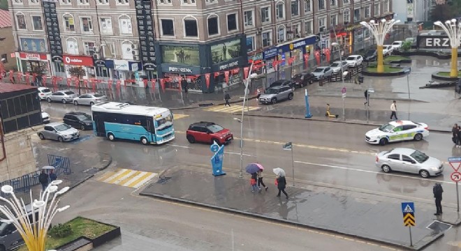 Erzurum'da kuvvetli sağanak yağış uyarısı