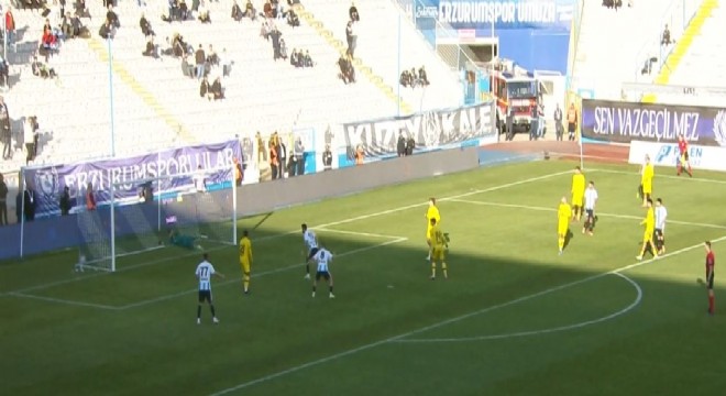 Erzurumspor 3 hafta sonra kazandı: 4 - 0