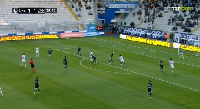 Erzurumspor beraberlik kaosu yaşıyor: 1 -1