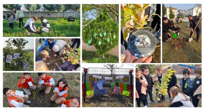 Fidanlar, ‘Atatürk ve Vatan Sevgisi’ mesajlarıyla dikildi