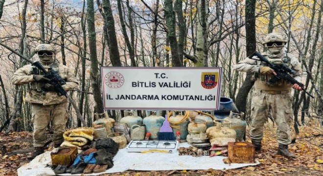 Hainlere ait yaşam malzemesi ele geçirildi