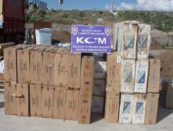 34 bin paket sigara yakalandı