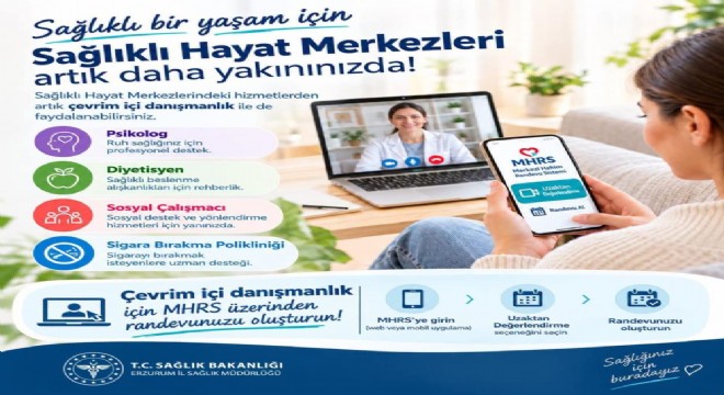 İl Sağlık'tan çevrim içi danışmanlık hizmeti