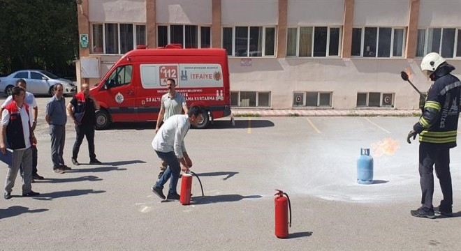 İl Tarımdan yangın bilgilendirmesi