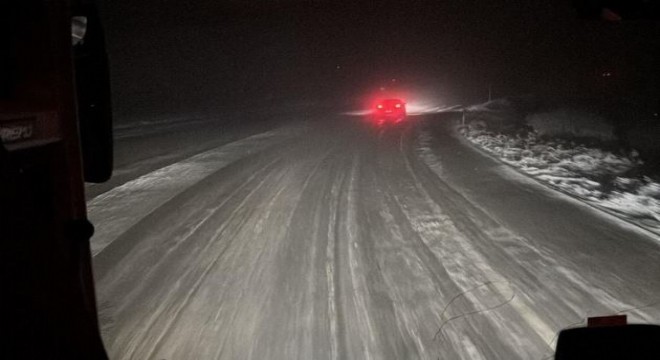 Kop'ta tipi ulaşımı aksattı