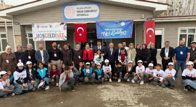 Köprüköy'de bilim fuarı