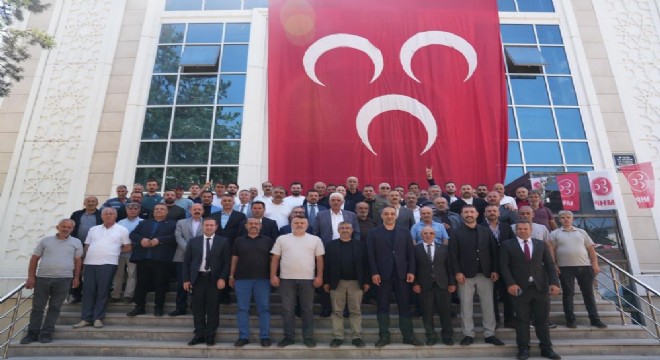 MHP Tortum İlçe Başkanlığı'nda Uzun güven tazeledi