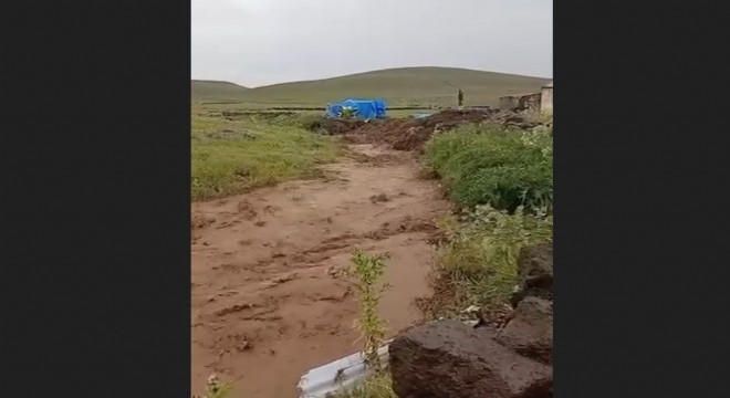 Meteoroloji uyarmıştı: Kağızman’da sel