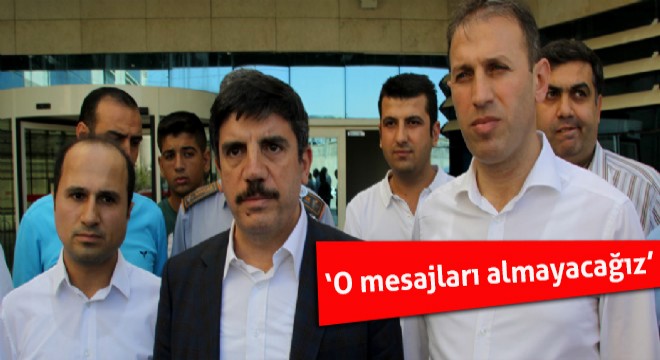 ‘O mesajları almayacağız’