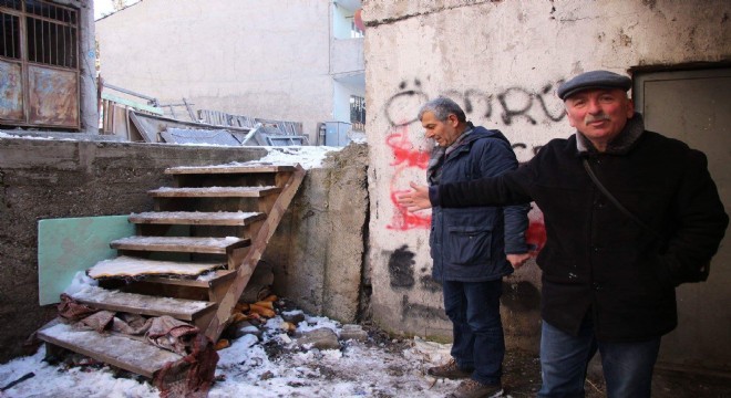 Oltu’da yürek dağlayan görüntü