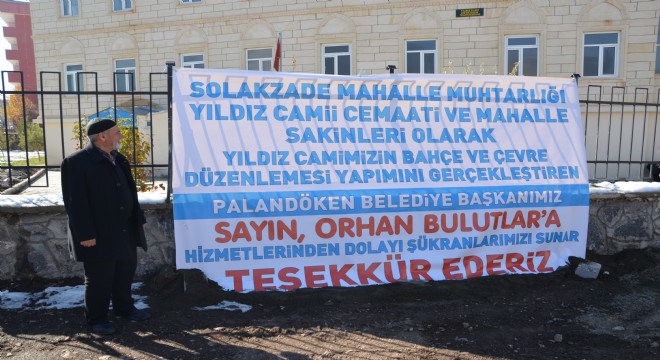 Palandöken camilerine çevre düzenlemesi
