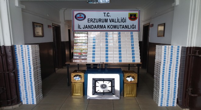 Peynir tenekesinden kaçak sigara çıktı