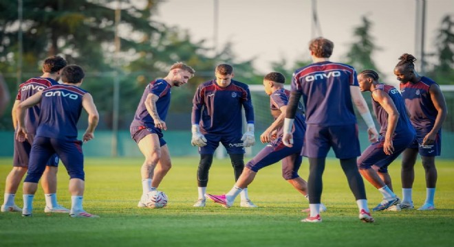 Trabzonspor, Ferencvaros maçı hazırlıklarını tamamlandı