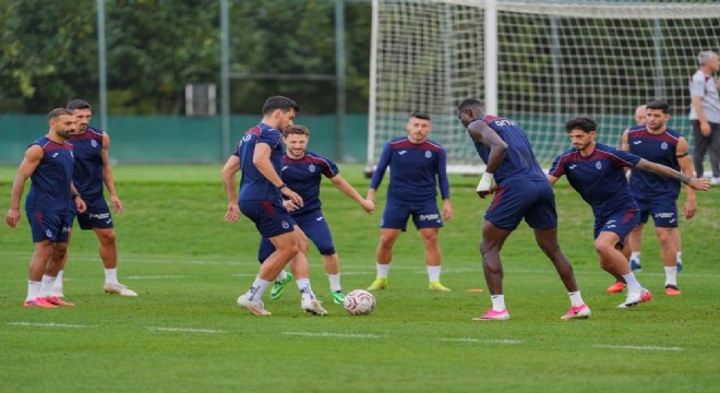 Trabzonspor, Ferencvaros maçına taktik çalıştı