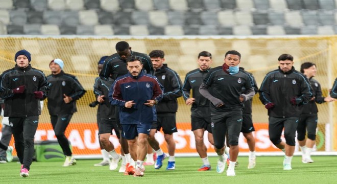Trabzonspor’da KuPS maçı hazırlıkları tamamlandı
