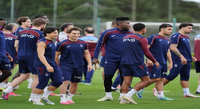 Trabzonspor'da Samsunspor maçı hazırlıkları devam etti