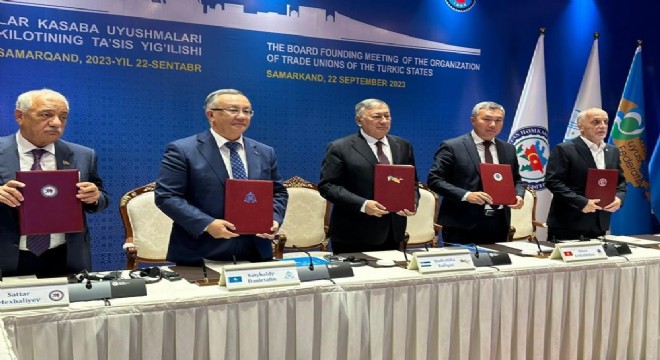 Türk Döllte Sendikalar Teşkilatında tarihi adım Türk Döllte Sendikalar Teşkilatında tarihi adım