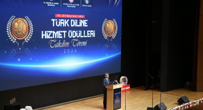 Türk Diline Hizmet Ödülleri sahiplerini buldu