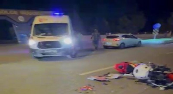 Yakutiye’de motosiklet kazası: 1 yaralı