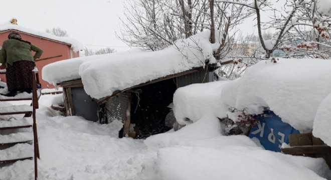 Yedisu da kar kalınlığı 1,5 metreye ulaştı