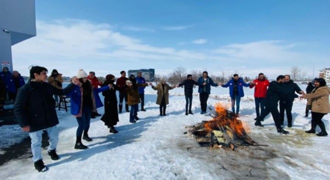 akutiye GM’de Nevruz ateşi yakıldı